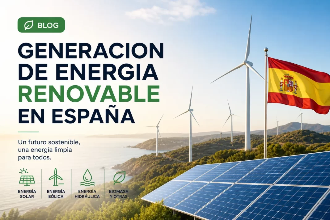 generacion de energia renovable en españa