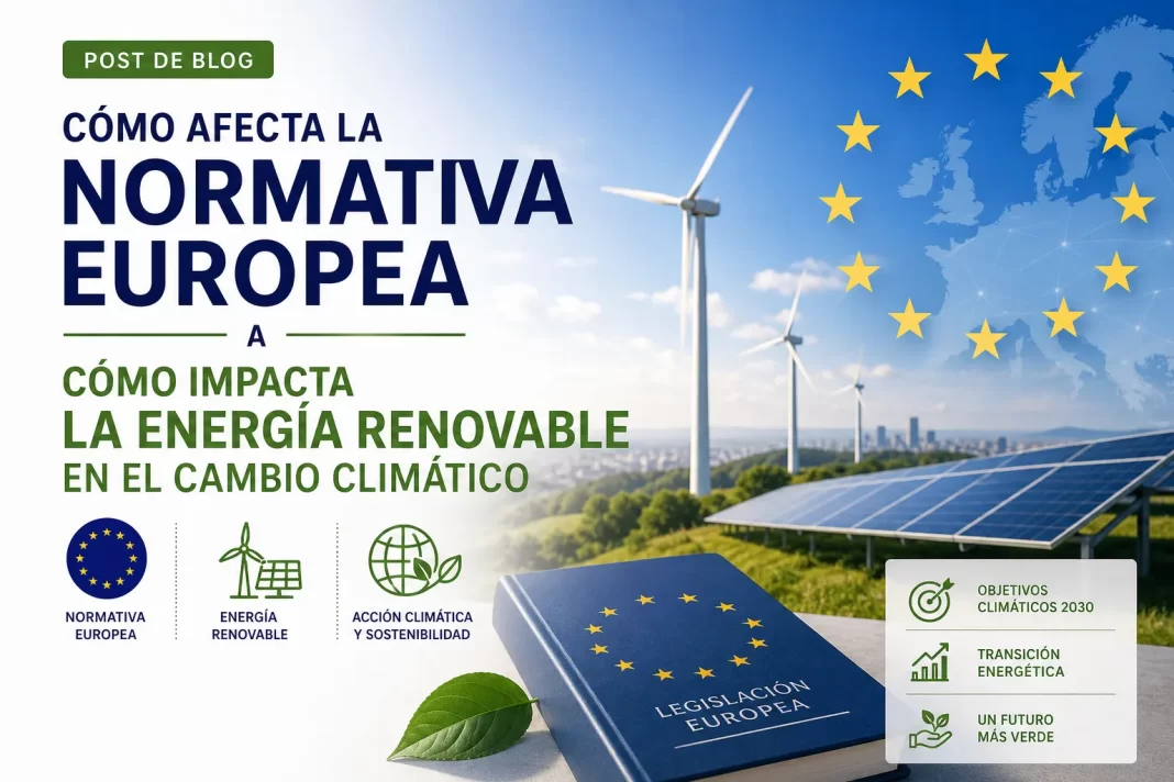 cómo afecta la normativa europea a Cómo impacta la energía renovable en el cambio climático