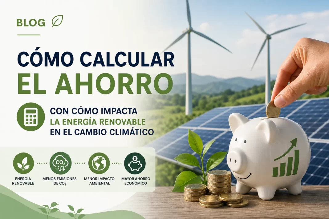 Cómo calcular el ahorro con energía renovable y cómo impacta en el cambio climático cómo calcular el ahorro con Cómo impacta la energía renovable en el cambio climático