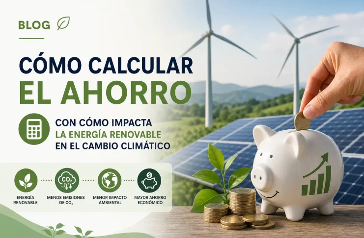 cómo calcular el ahorro con Cómo impacta la energía renovable en el cambio climático