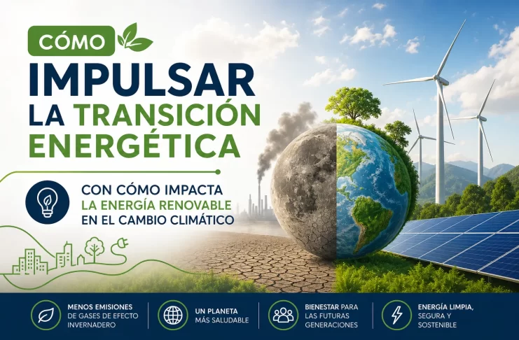 cómo impulsar la transición energética con Cómo impacta la energía renovable en el cambio climático