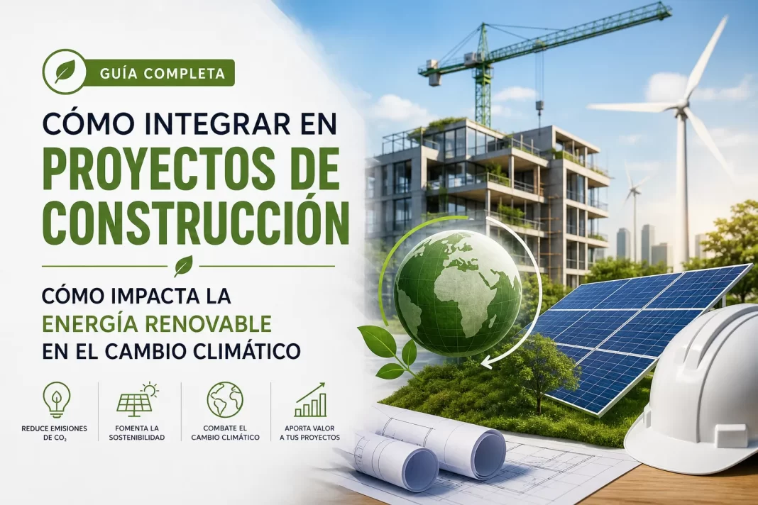 cómo integrar en proyectos de construcción Cómo impacta la energía renovable en el cambio climático