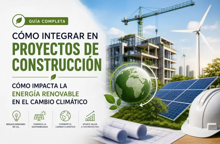 cómo integrar en proyectos de construcción Cómo impacta la energía renovable en el cambio climático