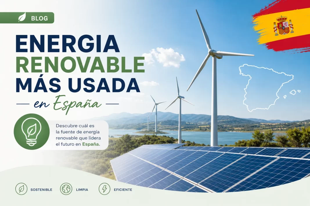Energía renovable más usada en España: cuál es y por qué energia renovable mas usada en españa